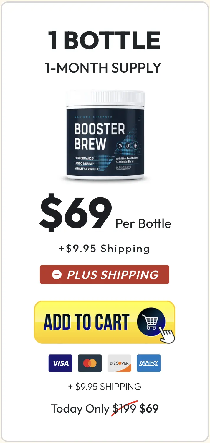 Booster Brew 1 bottle